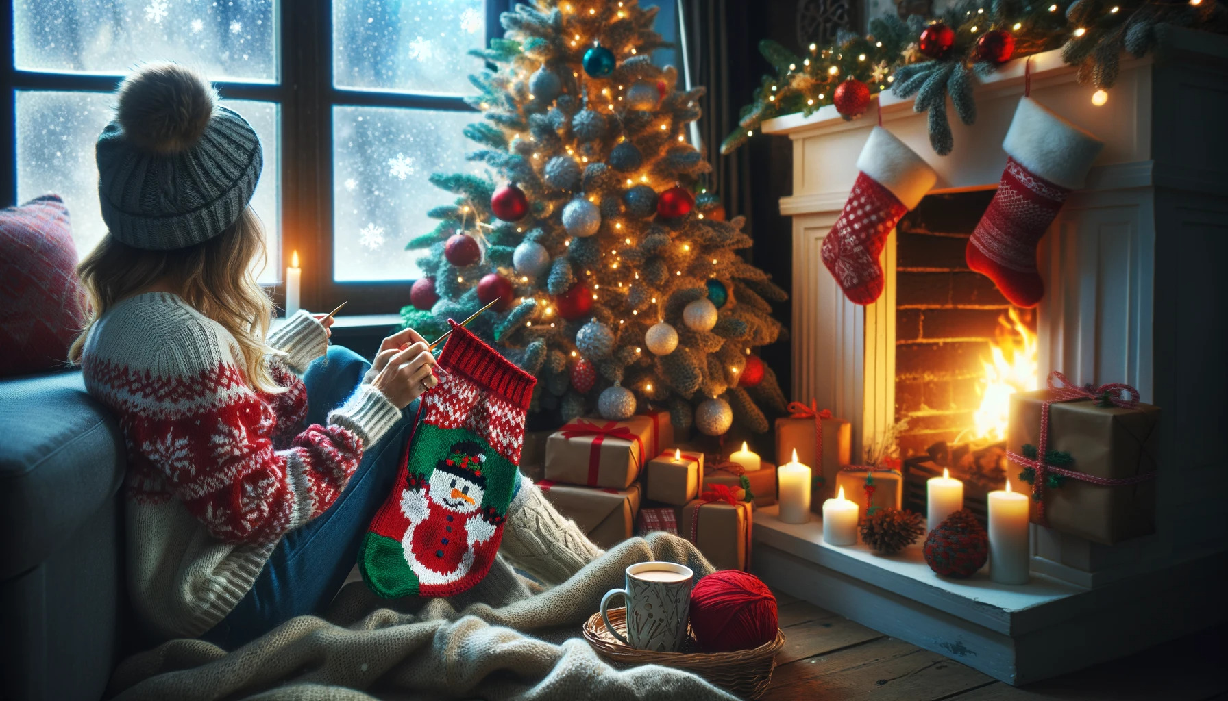 Weihnachten: die schönste Jahreszeit für Strickerinnen